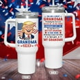 thumbnail image 3 of Best Grandma Ever Tumbler with Handle 40oz, Trump Grandma Gifts for Birthday Christmas Mothers Day, Nana Gift for Grandmother Mimi Grandmom from Granddaughter Grandson, 3 of 6