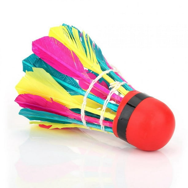 Balles de badminton Zerodis, plume de volant de badminton + liège composé  pour l'entraînement sportif pour enfants adultes pour un jeu décontracté 
