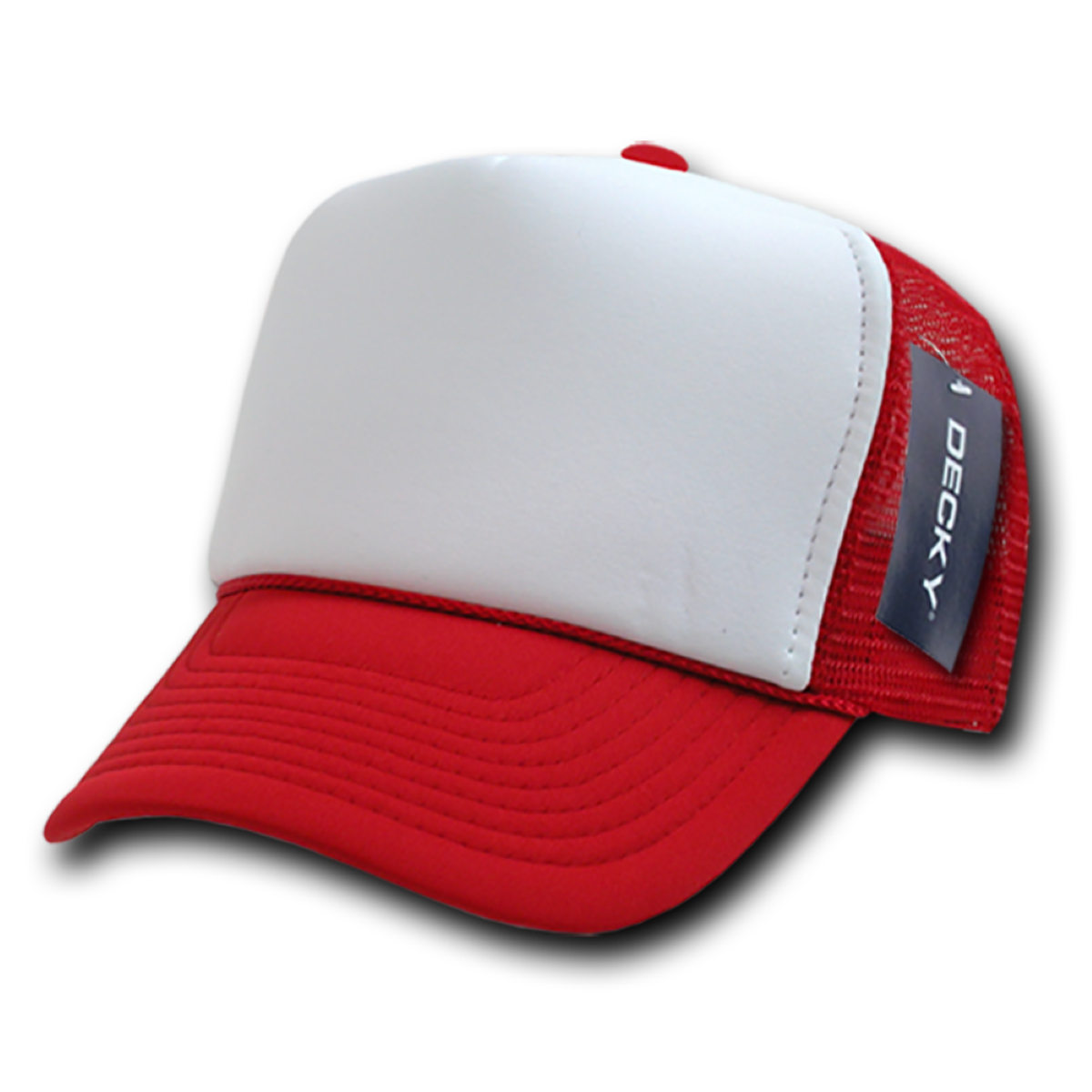 DECKY Curved Bill Plastic Snap 2 Tone 