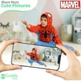 thumbnail image 4 of Cuddle Club One Piece Romper Hooded Fleece Onesie Jumper for Baby, Spiderman 2T, 4 of 6