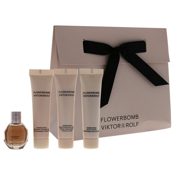 Flowerbomb by Viktor and Rolf for Women - 4 Pc Mini Gift Set 0.24oz EDP ...