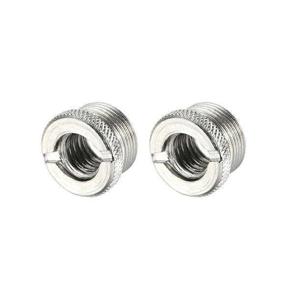 3/8” Female To 5/8" Male Threaded Screw Adapter For Microphone Stand 2 pcs