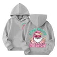 thumbnail image 5 of Staki Kids Ugly Christmas Sweater for Girls, Long Sleeves Hoodies Non-knited Sweatshirt Kid Christmas Hoodie(Gray,7-8 Years), 5 of 7