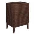 thumbnail image 1 of Modway Ledger 24" 2-Door Wood Bathroom Vanity Cabinet in Walnut, 1 of 10