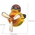 thumbnail image 3 of Airplane Car Vent Clip – Retro Cartoon Rotating Fan Air Freshener, Magnetic Fragrance Diffuser with Replaceable Natural Scent Tablets, Decorative Car Interior, 3 of 5