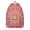 Black, variant on Artistic Mandala Canvas School Backpack, Ethnic Trippy Geometric Pattern Daypack with Vintage Psychedelic Design for Women