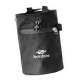 thumbnail image 4 of Bolsa de magnesio para escalada en roca con bolsillo con cremallera y cierre de cordón. Cinturón para la cintura. Negro, 4 of 8