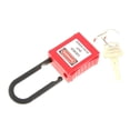 thumbnail image 3 of Candado de bloqueo de seguridad shamjiam 1 Pieza con llave de Plástico rojo, 3 of 7