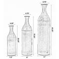 thumbnail image 6 of Vintiquewise Rustic Farmhouse Style Galvanized Metal Floor Vase Decoration, 6 of 10