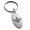 Silver, variant on Stainless Steel Freemasons Masonic Eye of Providence Engraved Small Oval Charm Keychain Keyring