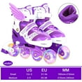 thumbnail image 2 of Eigraketly Children Roller Skates Adjustable Portable Training Girls Shoes Inline Skating Kids Safety Boys Comfortable Outdoor Pescar No.1 Eigraketly OD016380-01, 2 of 6
