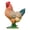 C, variant on KGJQ Chicken Figurine, Lifelike Resin Hen Rooster Garden Statue, Standing Farm Animal Sculpture for Yard, Lawn Garden, Outdoor Decor