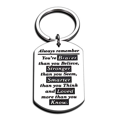 Gleamart College Graduation Gifts for Her 2019 Graduation Key Chains Inspirational Gifts for Women Men