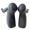 thumbnail image 3 of Funda protectora de cuero con agarre de silicona para manillar de bicicleta de carretera de velocidad variable, 3 of 5
