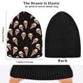 thumbnail image 5 of joogoo Skeleton Ice Cream Beanie Hats Cuffed Winter Warm Knit Thick Beanies, 5 of 7