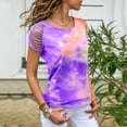 thumbnail image 4 of Ladies Tie-Dye Hole Burnt Strapless T-shirt, 4 of 6