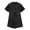 Black, variant on KYAIGUO Kids Toddler Satin Kimono Robe Baby Solid Color Bath Robes for Wedding Spa Party Sleepwear Bathrobe 1-7 Years Old