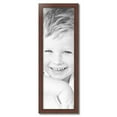 thumbnail image 2 of ArtToFrames 12" x 38" Honors Mahogany with Gold Picture Frame, 12x38 inch Brown Wood Poster Frame (WOM-5156), 2 of 7