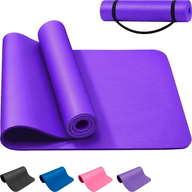 Tapete Yoga Pilates Ejercicio Centurfit Fitness Portatil Morado