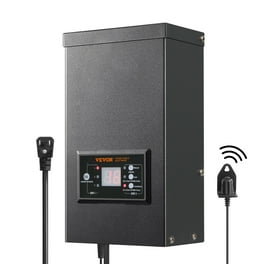 Moonrays Electric Power Pack For Outdoor Low Voltage Lighting With Light Sensor and Rain Tight Case Weatherproof Automatic with Adjustable Settings Easy Installation 120 Watts 120 Volt Black Walmart.c...