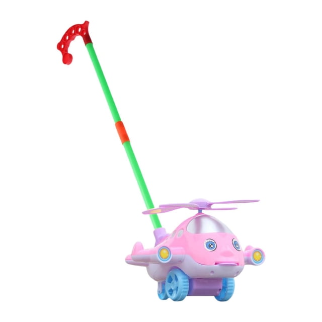 Juguete para caminar y empujar, desarrollo temprano, ajustable, desarrolla habilidades para caminar como pato. Rosa