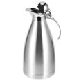thumbnail image 4 of LAFGUR Insulated Coffee Carafe, 2L Stainless Steel Insulation Pot Silver Double-Deck Vacuum Jug Flask For Household Office Coffee Shop Restaurant, 4 of 8