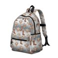 thumbnail image 2 of Highland Cow and Boot Print Cute School Backpack with Padded Back and Adjustable Shoulder Straps 13.4"x11"x4.7", 2 of 5