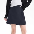 thumbnail image 2 of Zpanxa Girls Pleated Shorts Girls Solid Color Summer Thin Elastic Waist Shorts Kids Ruched Navy 9 Years, 2 of 9