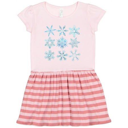 

Inktastic Winter Snowflakes Gift Toddler Girl Dress