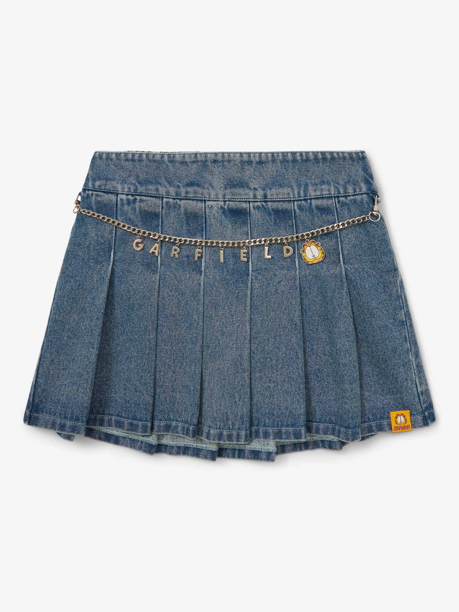 Justice x Garfield Girls Skirt with Chain, Sizes XS - XLP