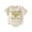 X16-Beige, variant on Ulitacool Boy Onesies Summer Short Sleeve Bodysuit Baby Letter Print Crewneck Romper Elegant Clothing Beige 6-9 Months