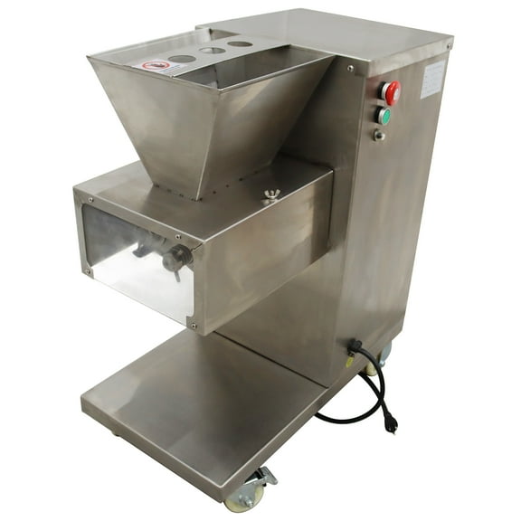 6mm Blade Commercial Fresh Meat Cutting Machine Steak Pork Beef Mutton Cutter Slicer Shredder Chopper 110V 800KG/H TJ-180L