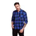 thumbnail image 1 of Camisa a cuadros para hombre de talla grande de franela de manga larga PMG GG G1 G2 G3 G4 Deng Xun unisex, 1 of 2