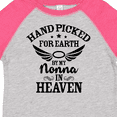 thumbnail image 4 of Inktastic Handpicked for Earth By My Nonna in Heaven with Angel Wings Boys or Girls Toddler T-Shirt, 4 of 5