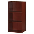 thumbnail image 1 of Hodedah 3 Shelf Home Organization Home Storage Bookcase, Mahogany, 1 of 5
