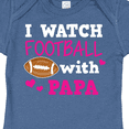 thumbnail image 4 of Inktastic I Watch Football with My Papa Girls Baby Bodysuit, 4 of 5