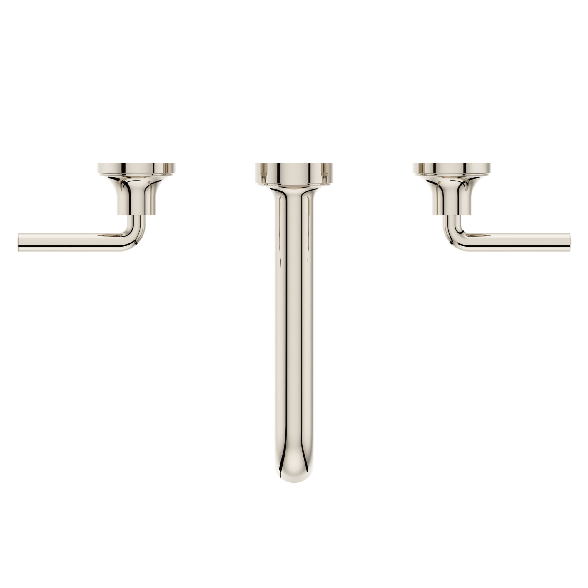 Pfister LG49-TNT2D Tenet 1.2 GPM Wall Mounted Widespread Bathroom Faucet - Nickel
