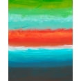 thumbnail image 2 of Weiss, Jan 26x32 Gold Ornate Wood Framed with Double Matting Museum Art Print Titled - Night Coast Three, 2 of 4