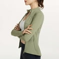 thumbnail image 6 of Frostluinai Womens Workout Zip Up Jackets Long Sleeve Slim Fit Athletic Jackets Solid Color Comzy Jacket Lightweight Hiking Jackets with Pocket, 6 of 6