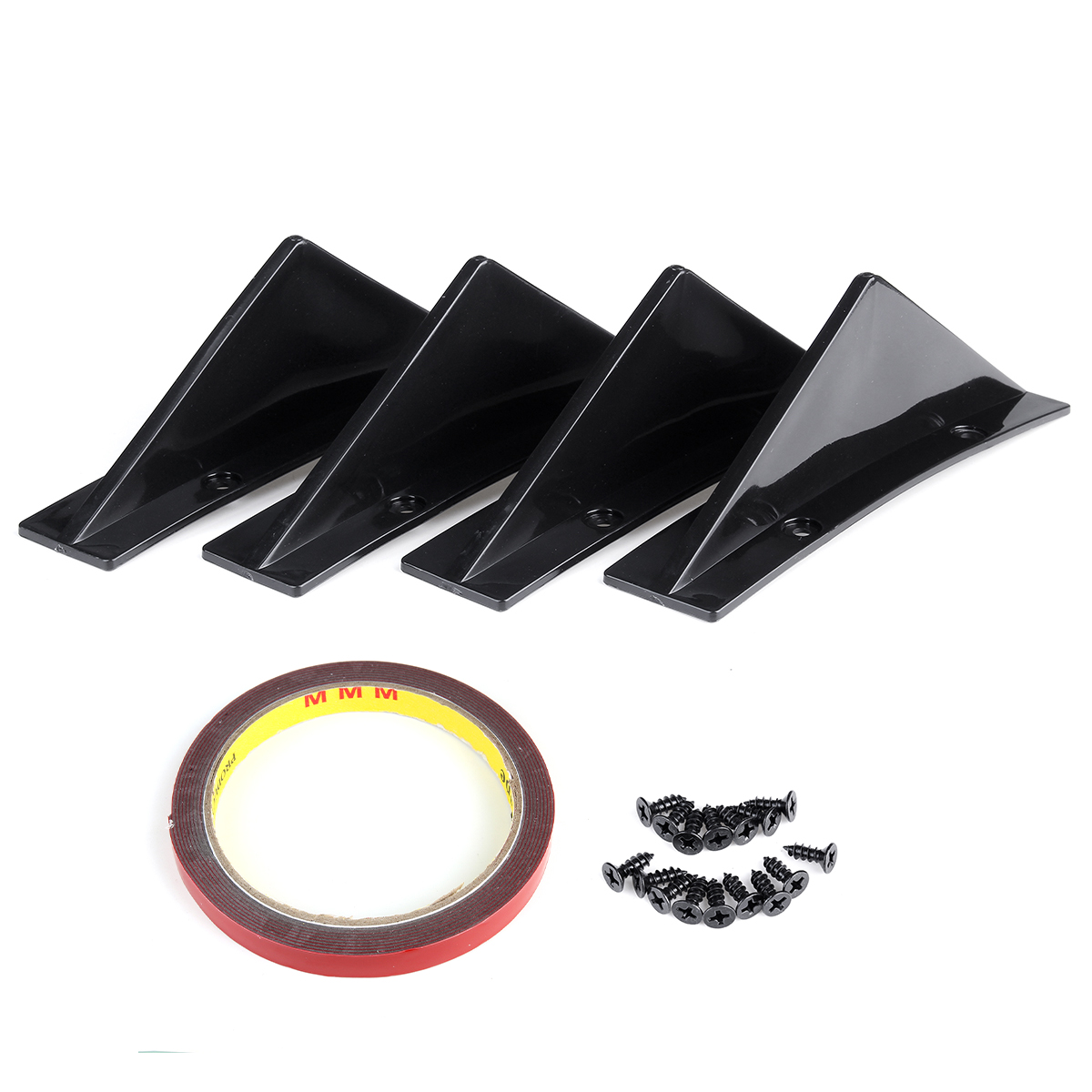 Universal Diffuser 81.5cm Universal Rear Bumper Diffuser 5 Shark Fins ...