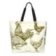 thumbnail image 1 of Balery Chickens Bolsa Tote Estilo Estético con Cremalleras, Bolsa de Hombro, Bolsa de Compras Grande y Plegable, 1 of 8