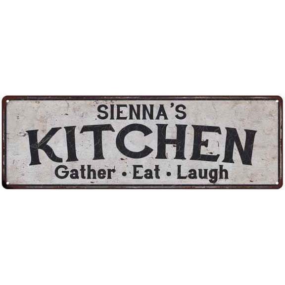SIENNA's Kitchen Gift Rustic Chic Decor Gift 6x18 Sign 206180051530