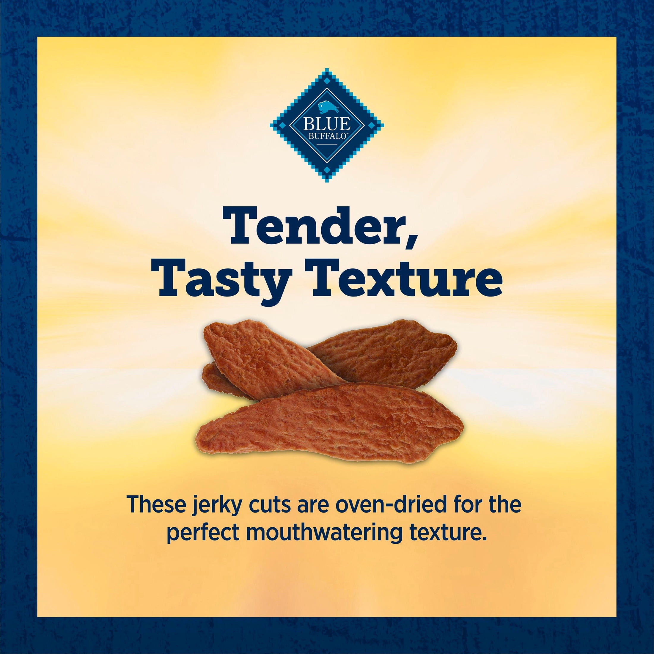 (6 pack) Blue Buffalo True Chews Premium Jerky Cuts Dog Treats, Beef, 20oz Bag