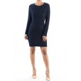 thumbnail image 4 of Yemak Women's Long Sleeve Knitted Feminine Cable Knit Sweater Dress Coral Pink-L-BD, 4 of 4