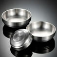 thumbnail image 4 of Stainless Steel Mixing Bowls, Home Metal Bowls for Soup Rice Ice Cream Snacks Cereal, 4 of 10