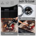 thumbnail image 5 of Garronmavis Rustic Fireplace Figure Car Trunk Mat Size 29" x 39" All Weather Auto Trunk Cargo Liner Holiday Protective Mat For Pet Owners, 5 of 7