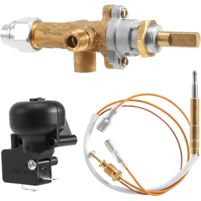 PRATYAHARA Gas Patio Heater Control Valve Thermocouple Sensor Dump Switch Knob Propane Fire Pit Control Pilot Port Set