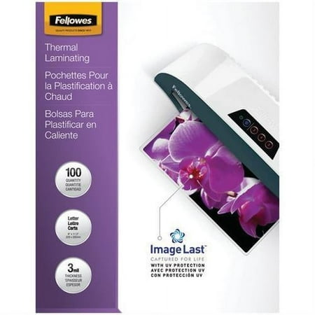 FELLOWES 52454 Letter Laminating Pouches 100 pk (3mil)