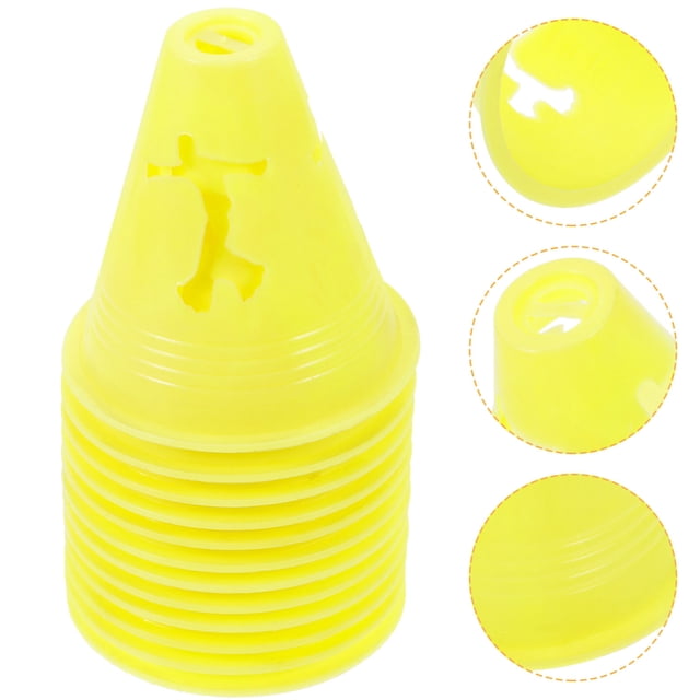 Homoyoyo 12Ud Para Deportes Y Entrenamiento Con Base Estable Color Amarillo