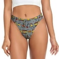 thumbnail image 1 of Balery Modern Excavator Tangas de Algodón para Mujer con Estampado – Ropa Interior Sexy, Transpirable, G-string-X-Small, 1 of 6